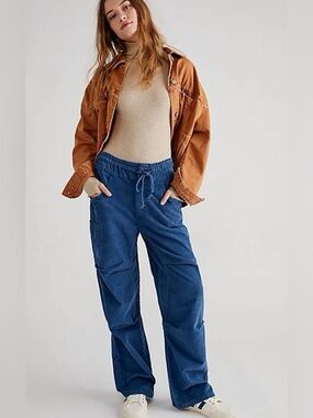 Free People Modern Love Pull-On Cord Jeans